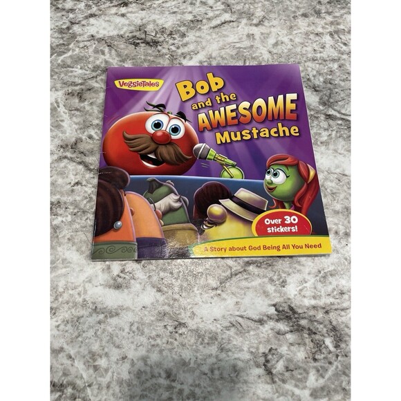 Bob & the Awesome Mustache-VeggieTales Paperback, by VeggieTales - Very Good - Picture 1 of 3